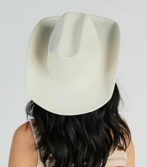Cowgirl Cutie Faux Wool Hat - Image 2