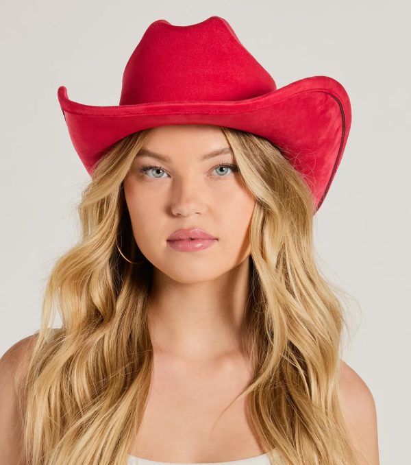 Cowgirl Cutie Faux Wool Hat - Image 14
