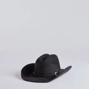 Glam Western Vibe Rhinestone Buckle Strap Cowboy Hat