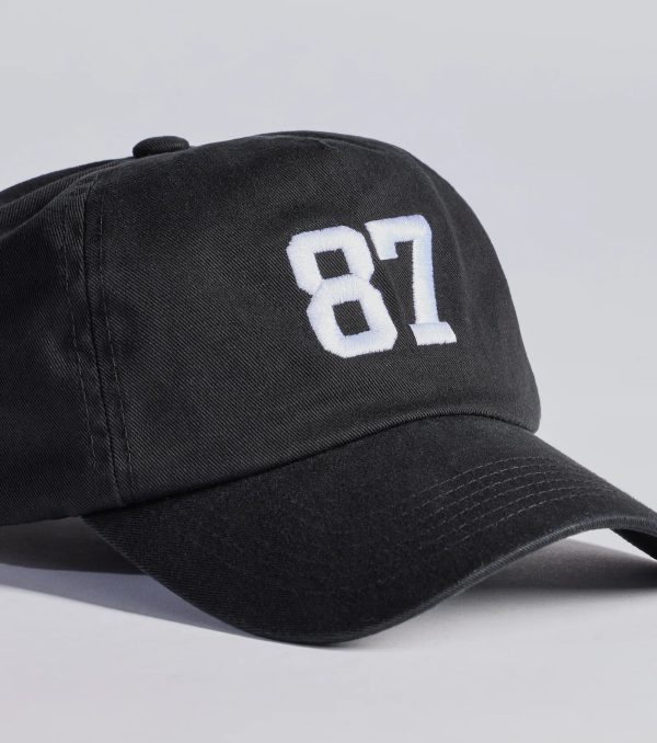 Sporty Chic 87 Script Baseball Cap - Image 4