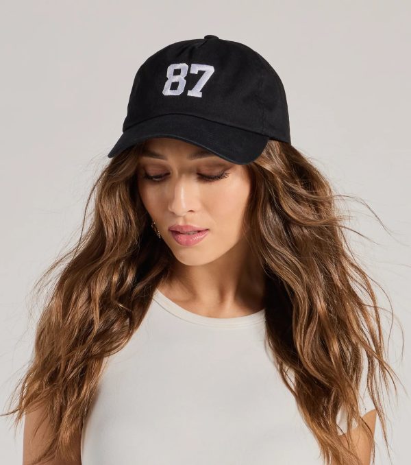 Sporty Chic 87 Script Baseball Cap - Image 2