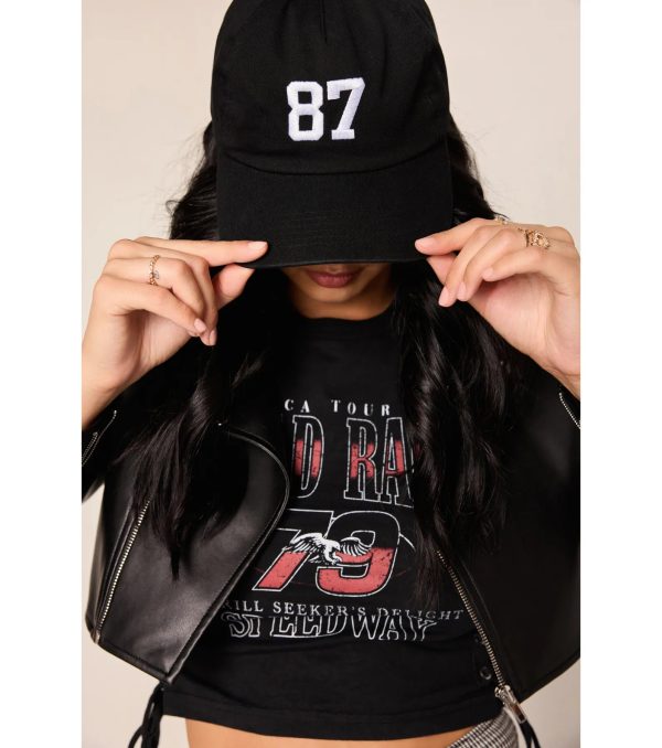 Sporty Chic 87 Script Baseball Cap - Image 6