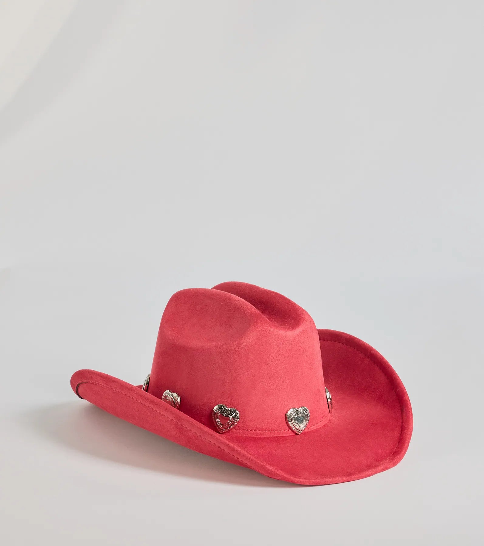 Western Heart Faux Suede Cowboy Hat - Image 27