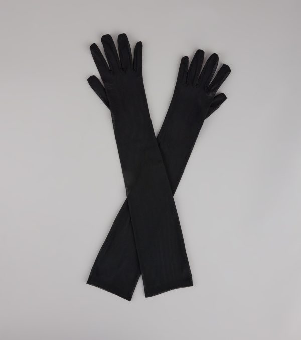 Vintage Muse Sheer Mesh Gloves
