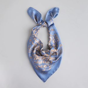 Summer Muse Paisley Satin Scarf