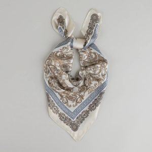 Soft Luxe Mosaic Satin Scarf