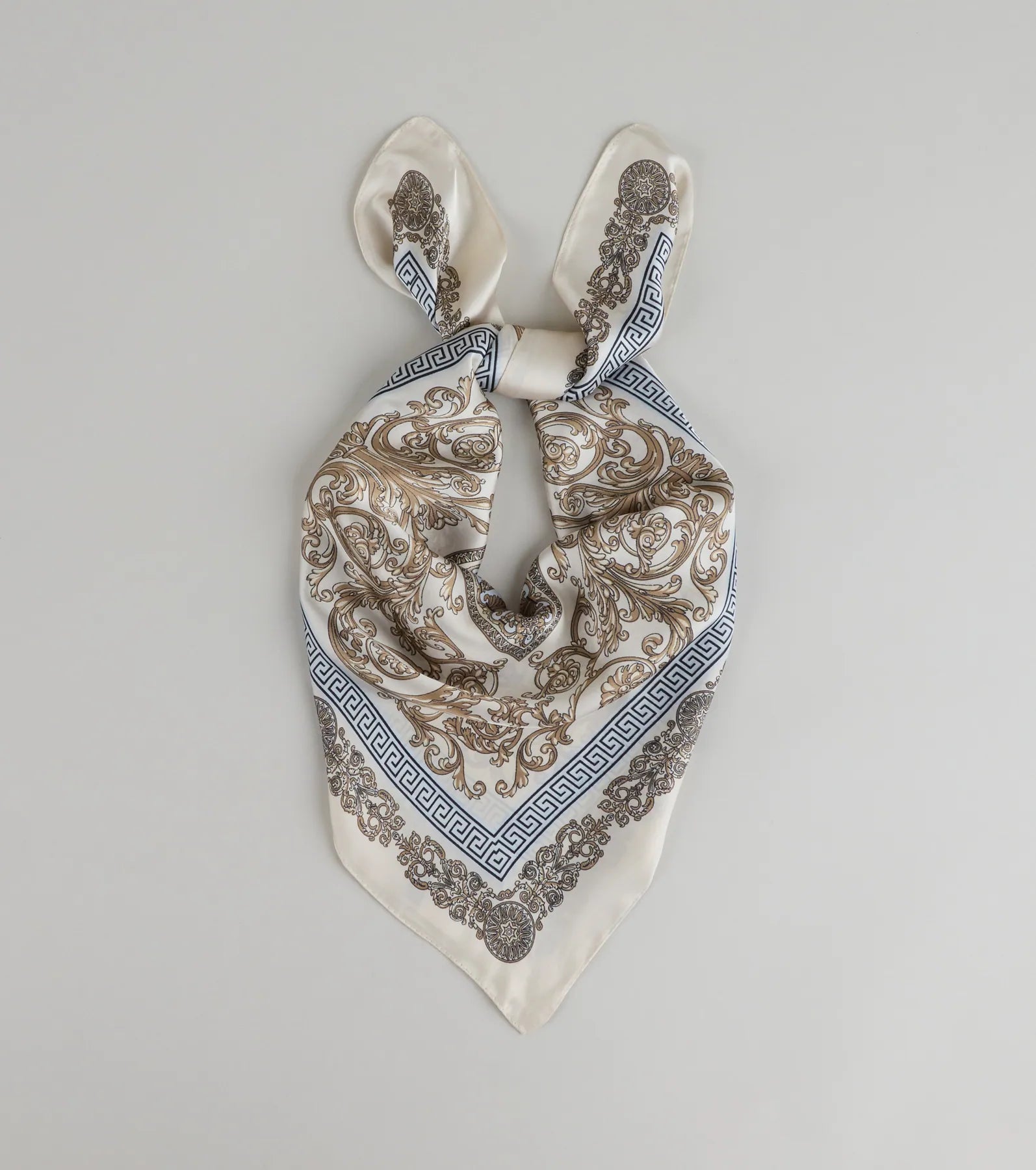 Soft Luxe Mosaic Satin Scarf