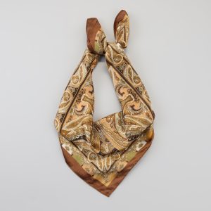 Soft Touch Satin Paisley Scarf