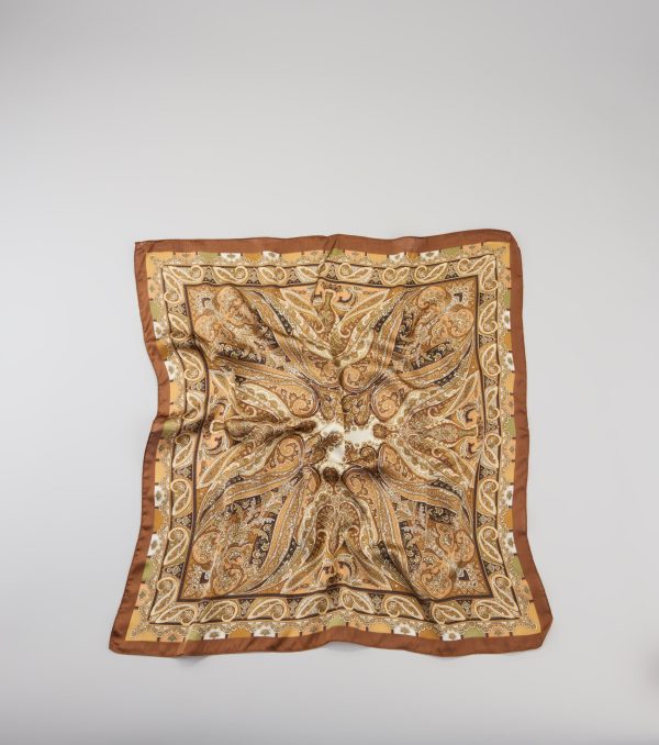 Soft Touch Satin Paisley Scarf - Image 3
