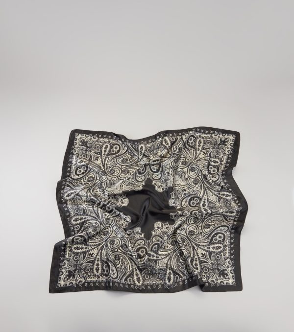 Dream On Paisley Satin Scarf - Image 3