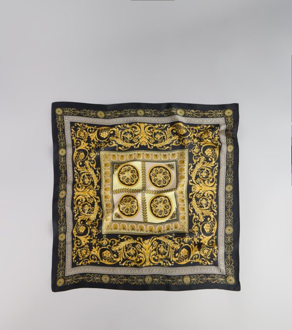 Soft Luxe Mosaic Satin Scarf - Image 5