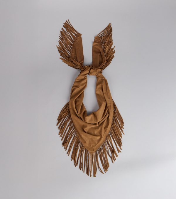 Fringe Factor Faux Suede Scarf - Image 3