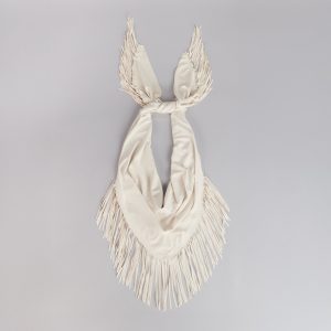 Fringe Factor Faux Suede Scarf