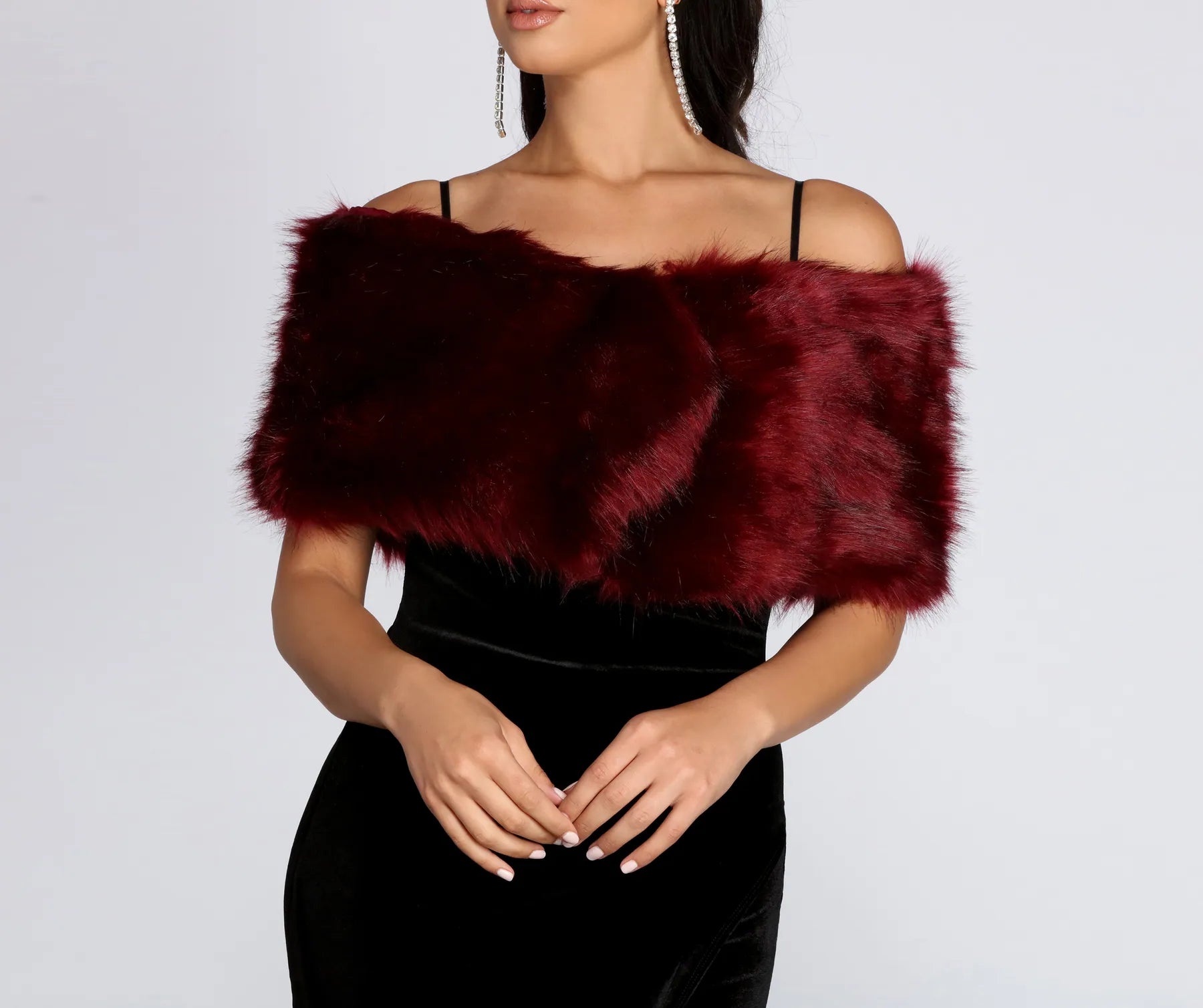 Ms. Diva Faux Fur Shawl - Image 15
