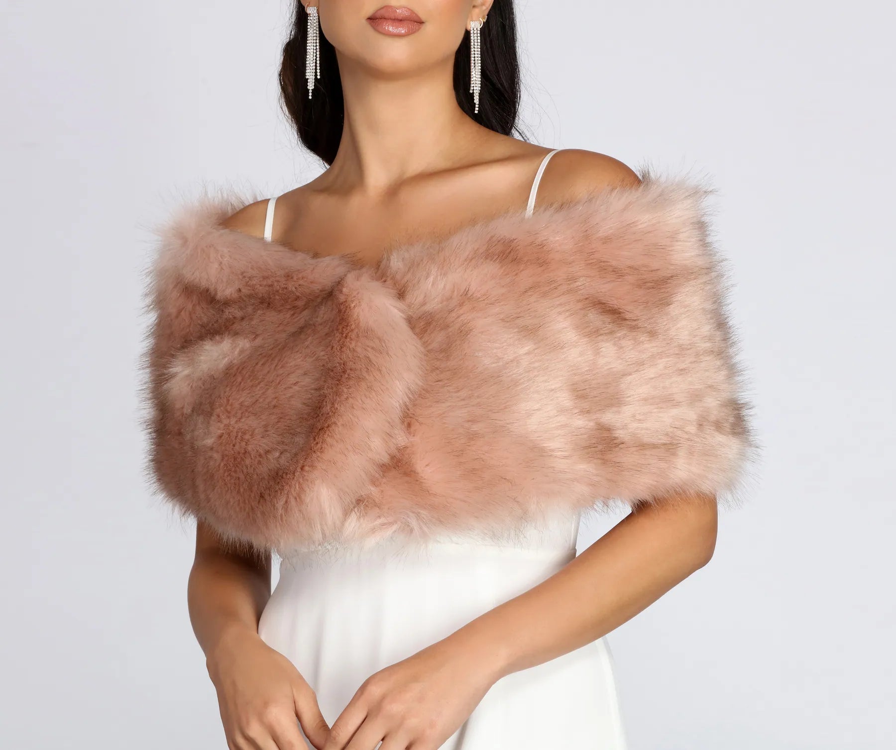 Ms. Diva Faux Fur Shawl - Image 11