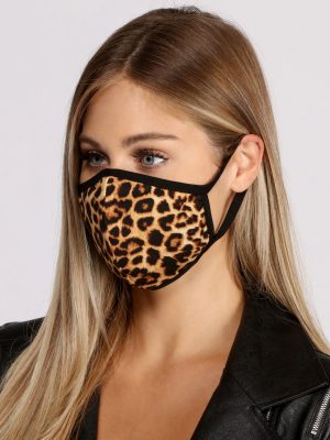 Leopard Print Face Mask