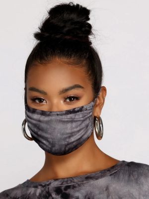 Tie Dye Facial Mask With Earloops