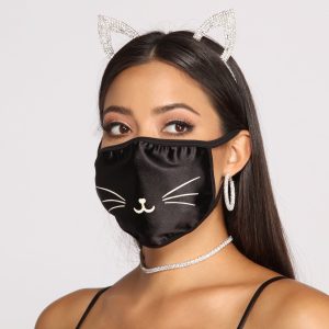 Purrfect Style Halloween Face Mask
