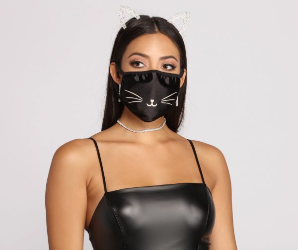 Purrfect Style Halloween Face Mask - Image 2
