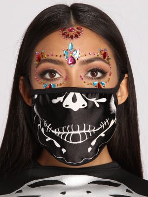 Night of The Skeleton Face Mask