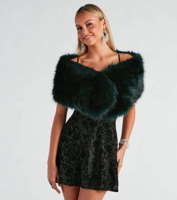 Ms. Diva Faux Fur Shawl - Image 16