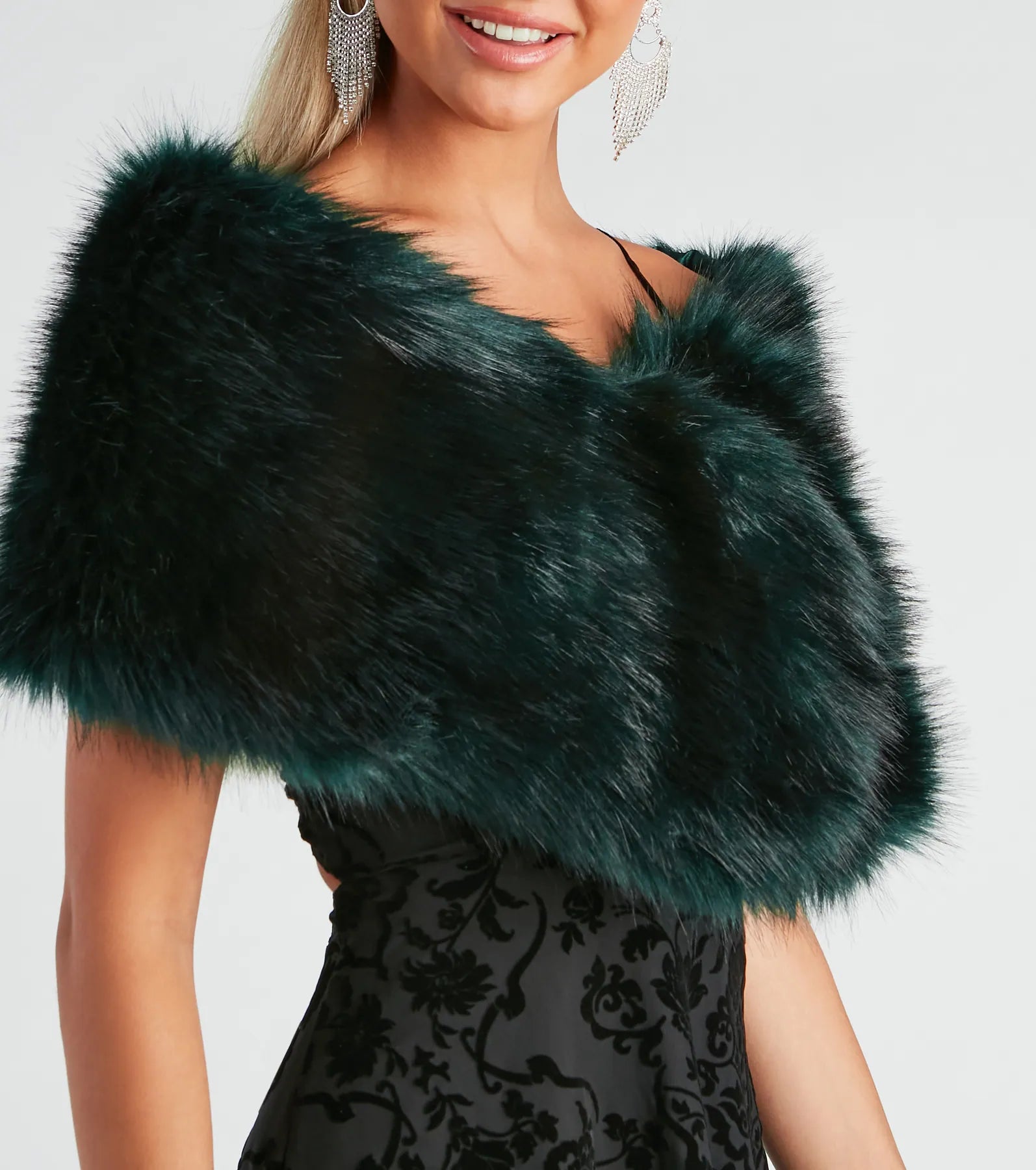 Ms. Diva Faux Fur Shawl - Image 19