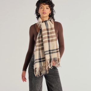 Play On In Plaid Blanket Scarf