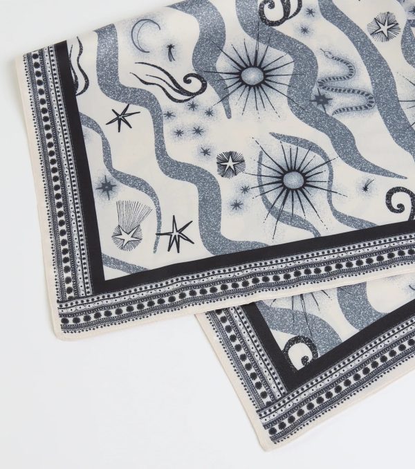 In The Stars Celestial Satin Scarf - Image 3