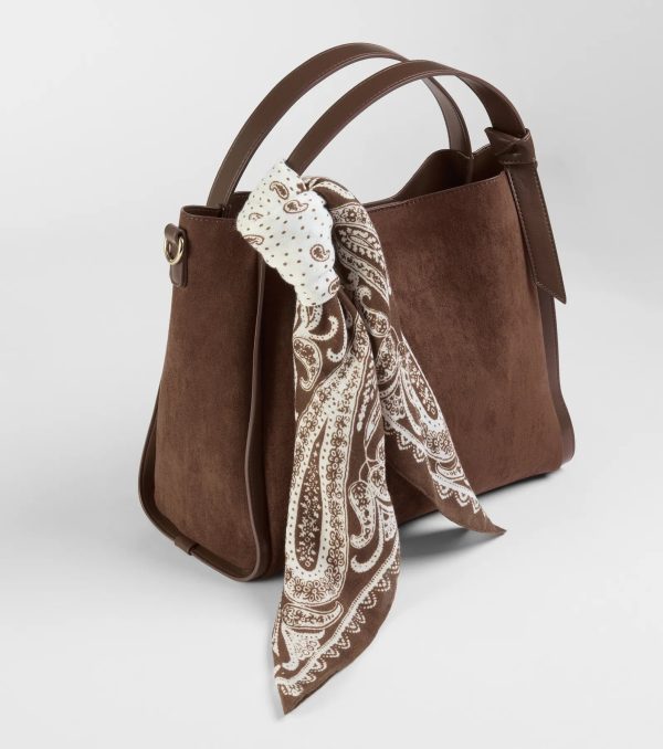 Boho-Chic Paisley Knit Scarf - Image 2