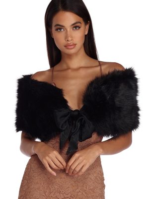 Fur Elegance Stole Wrap