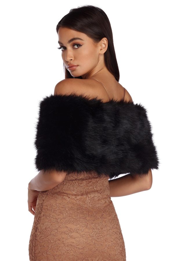 Fur Elegance Stole Wrap - Image 3