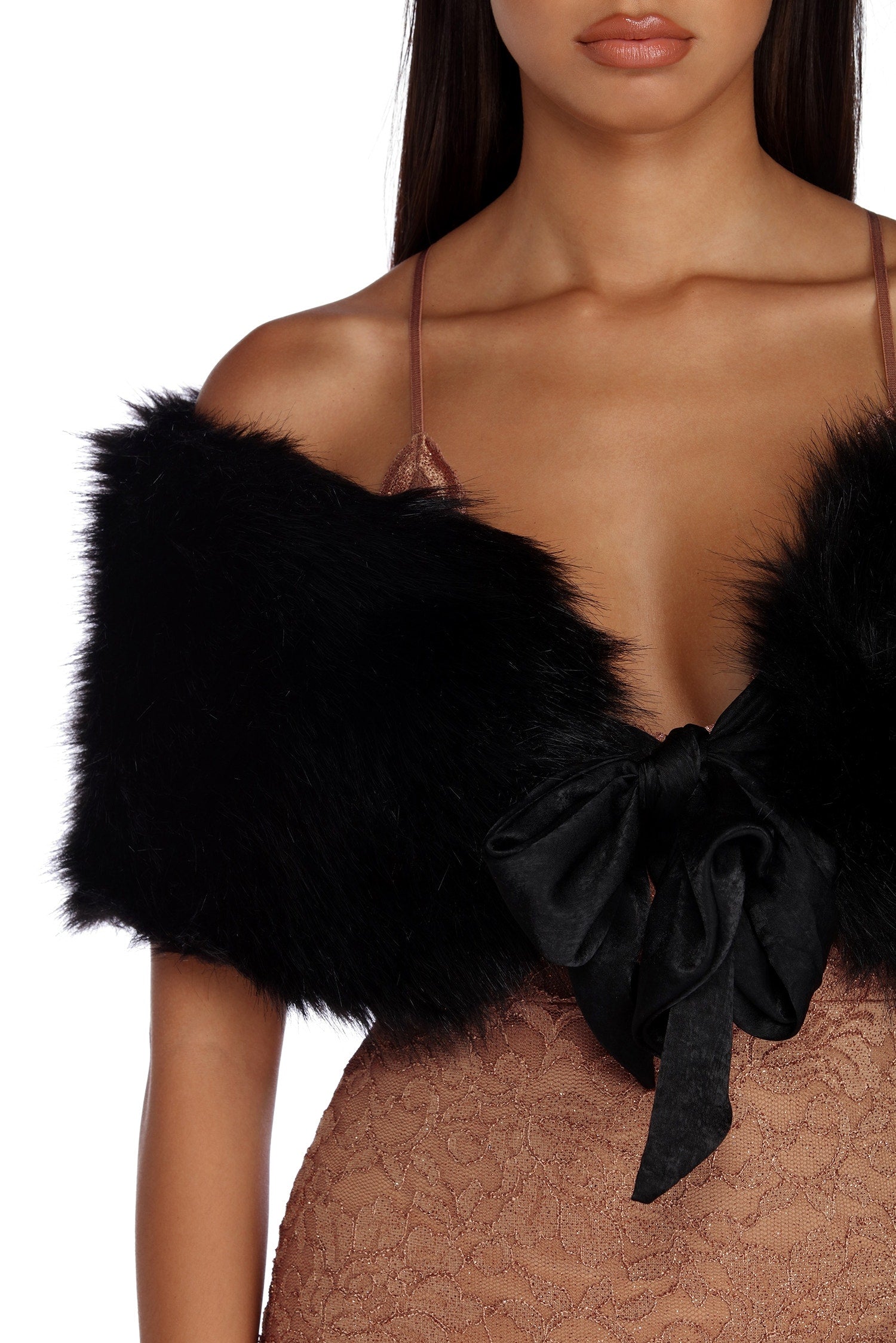 Fur Elegance Stole Wrap - Image 4