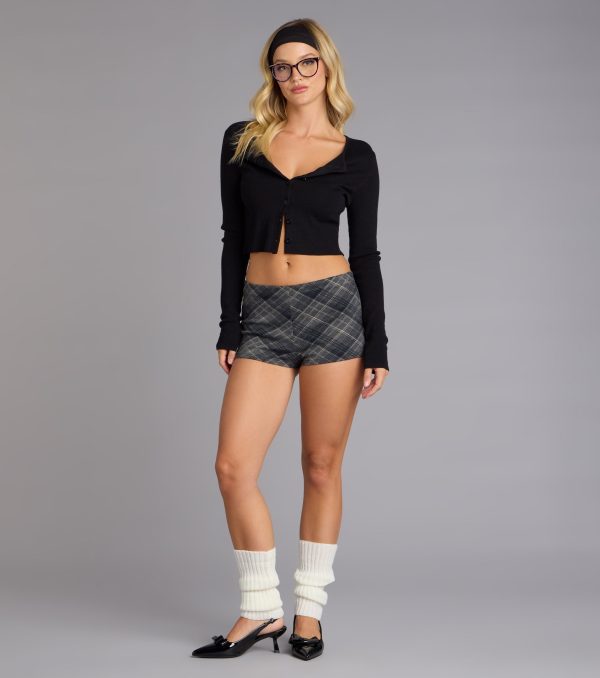 Stylish Layer Rib Knit Leg Warmers - Image 7