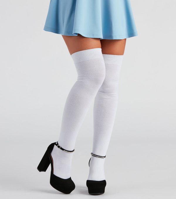 Over The Knee Knit Socks - Image 4