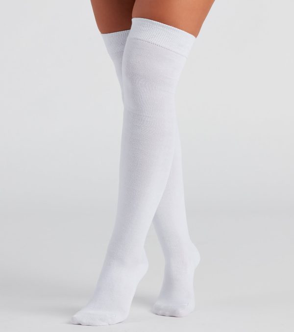 Over The Knee Knit Socks - Image 3