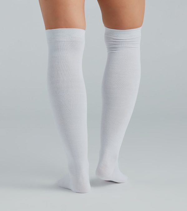 Over The Knee Knit Socks - Image 2