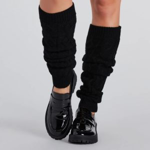 Cozy Must-Have Cable Knit Leg Warmers