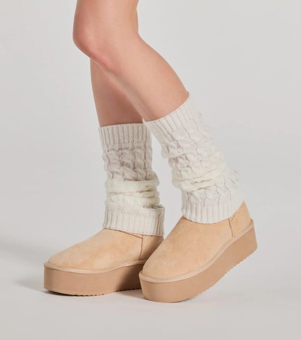 Chic Layers Ribbed Knit Leg Warmers - Image 3