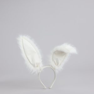 Flirty Fuzzy Faux Fur Bunny Ears Headband