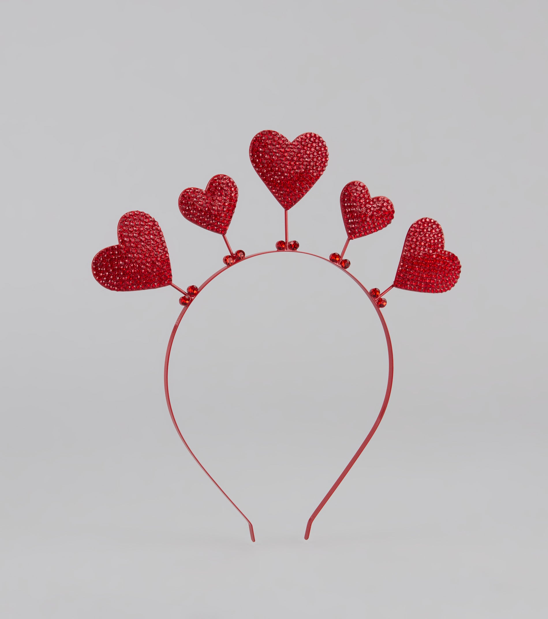Cupid Cutie Rhinestone Heart Headband - Image 5