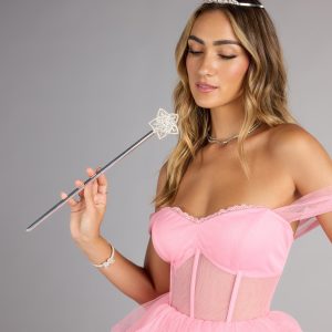 Sparkle Spells Rhinestone Star Wand