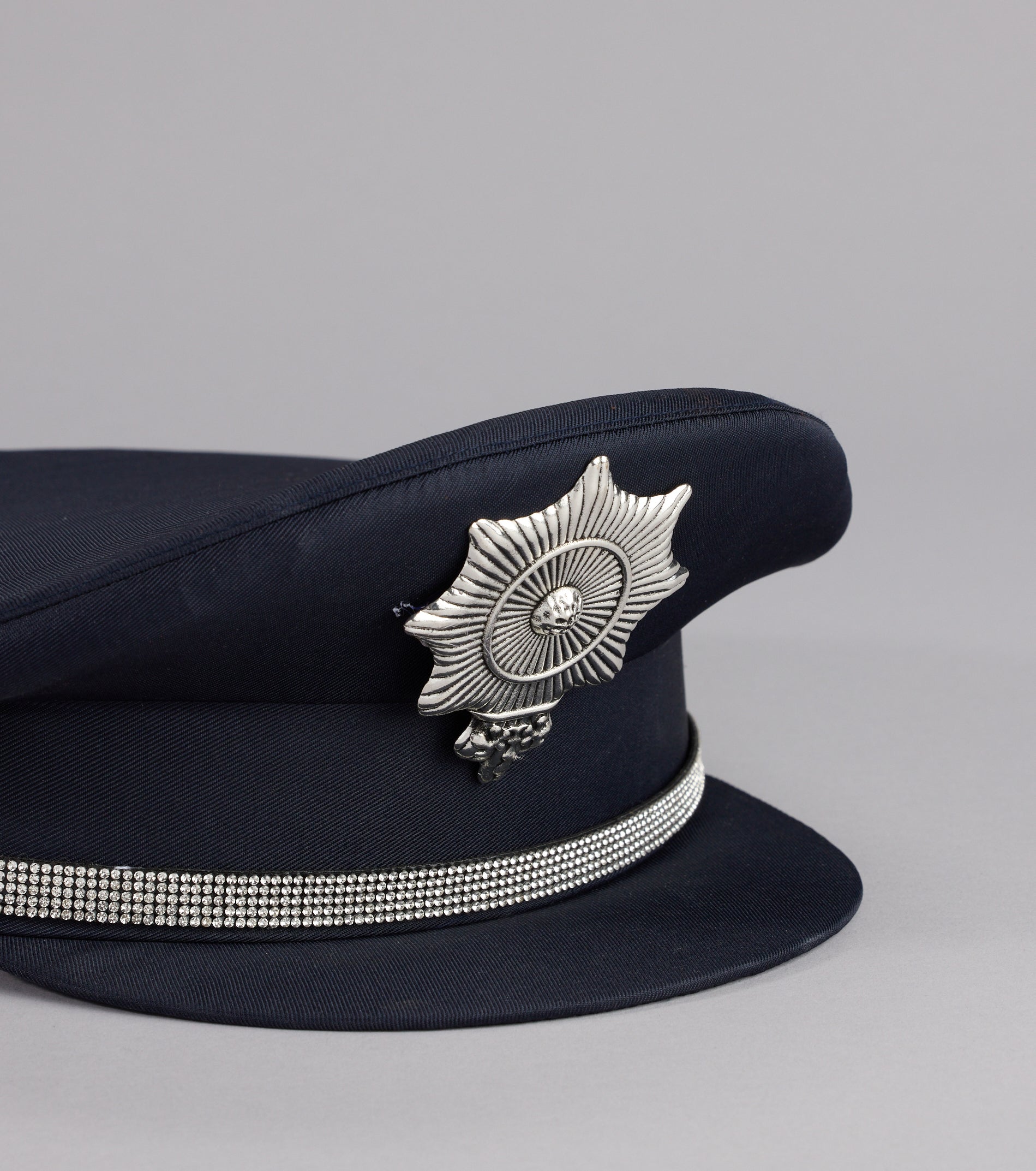 Officer Glam Rhinestone Police Hat - Image 3