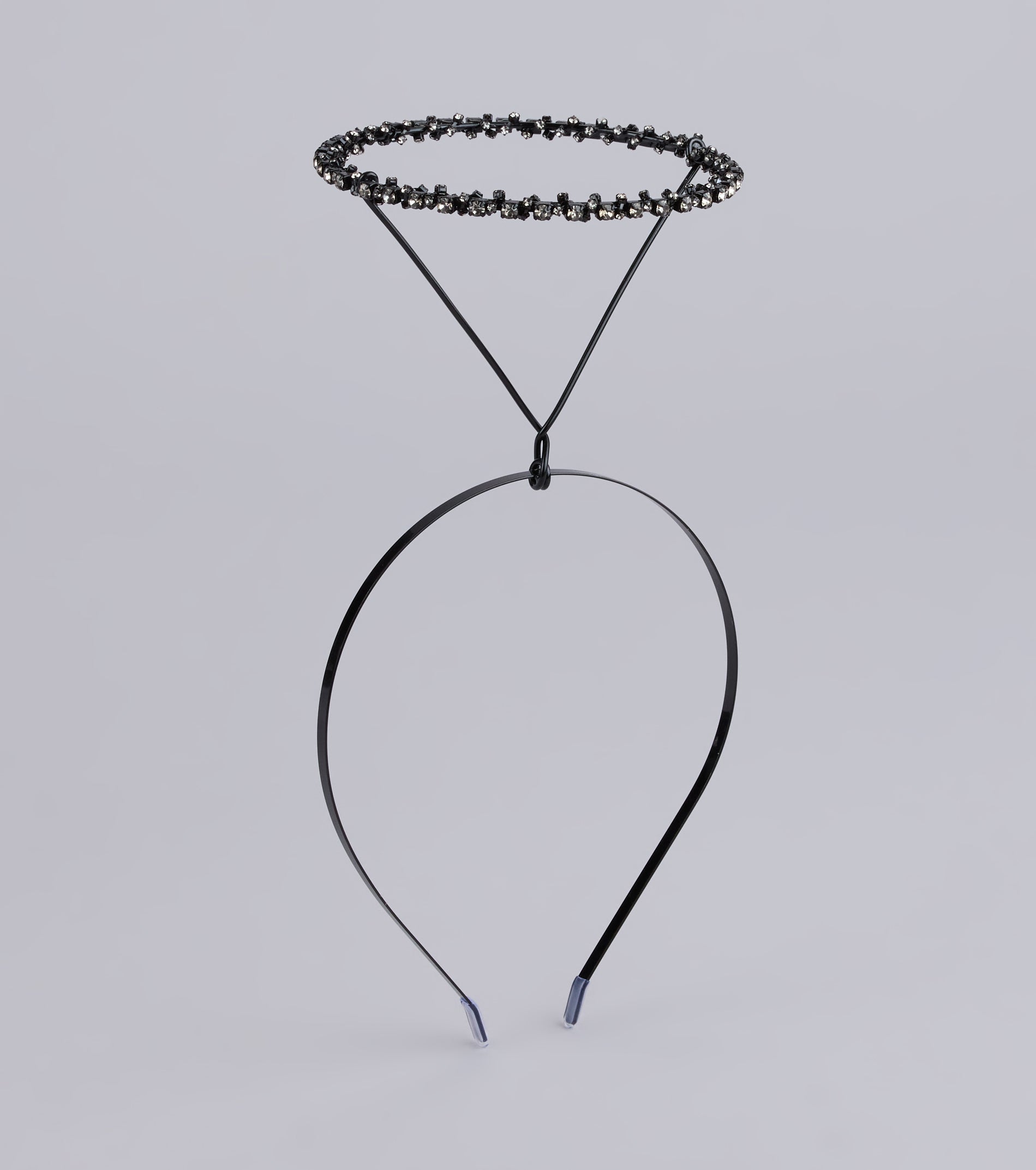 Angelic Glow Rhinestone Halo Headband - Image 3
