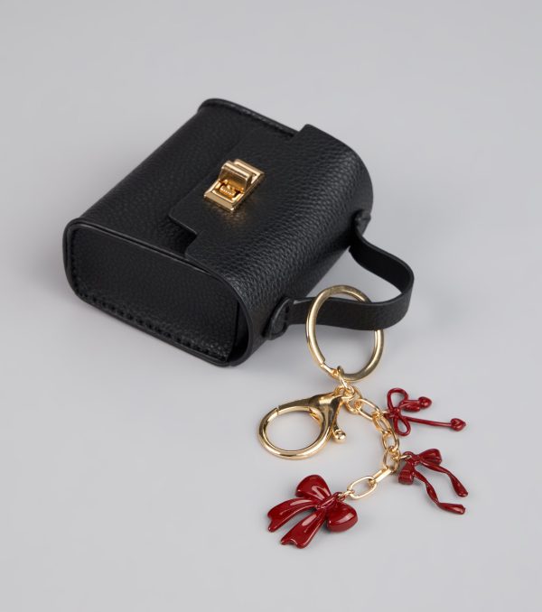Petite Luxe Purse Bow Keychain - Image 2