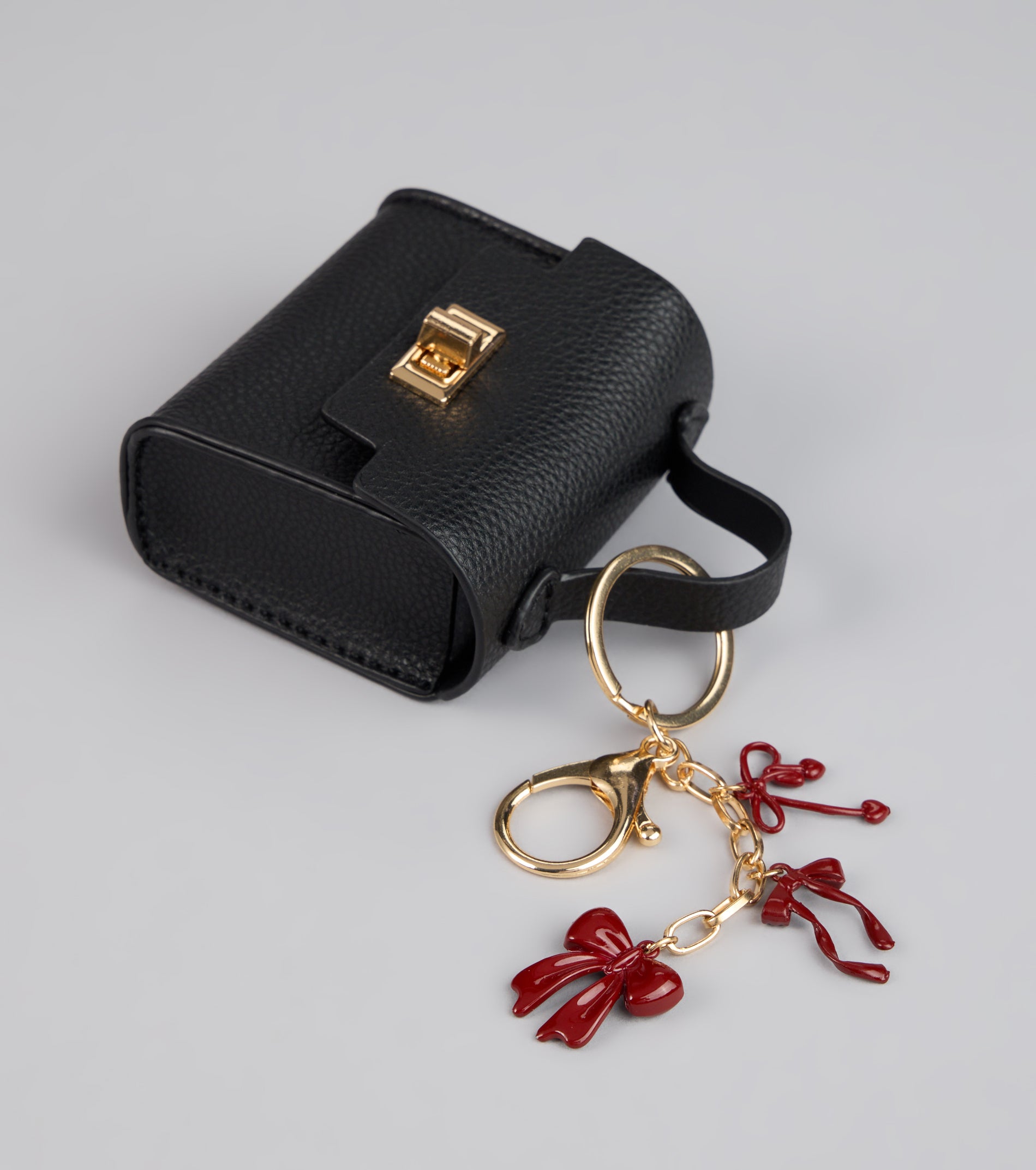 Petite Luxe Purse Bow Keychain - Image 2
