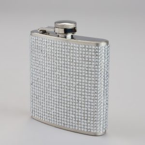 Sip in Sparkle Rhinestone Flask