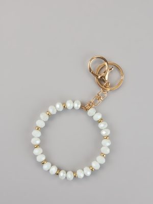 Everyday Luxe Faux Pearl Wristlet Keychain