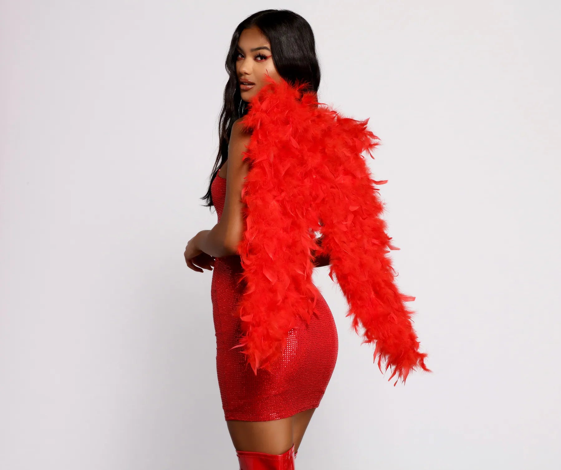 Halloween Fantasy Feathered Wings - Image 2