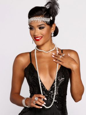 Picture Perfect Long Layering Pearl Necklace