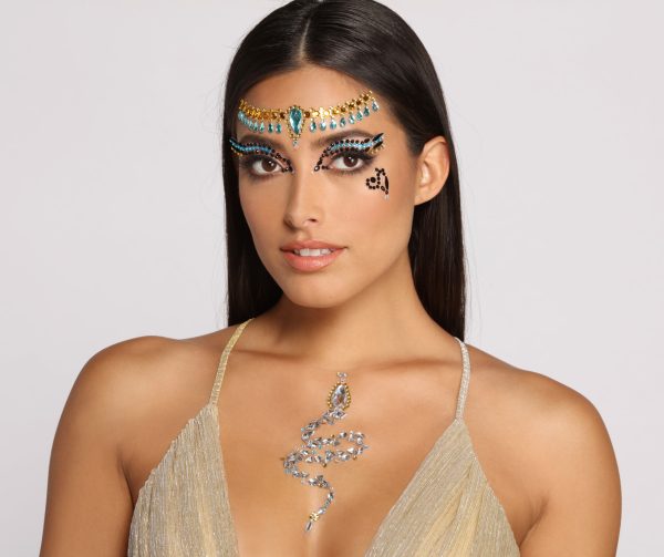 Snake Queen Adhesive Face Gems - Image 3
